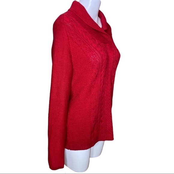 Coldwater Creek Sweater Red Size 4-6 (XS) - Picture 2 of 8
